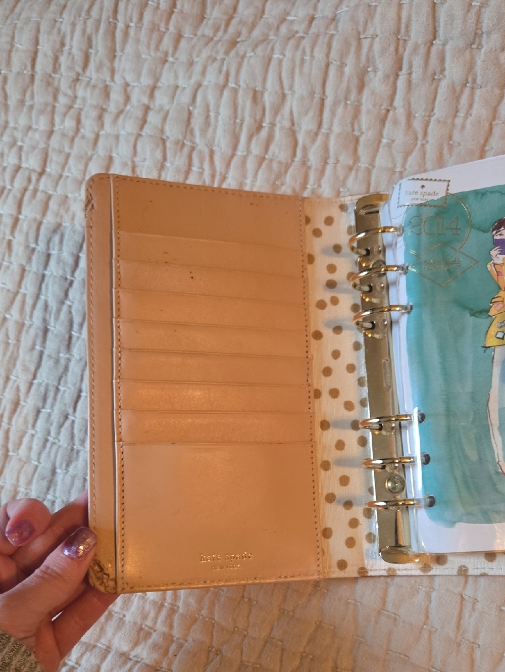 kate spade Red Deborah Leather Personal Organizer - Picture 5 of 7